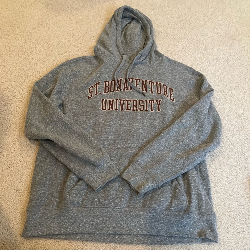 Grey League St. Bonaventure University Hoodie Sweatshirt